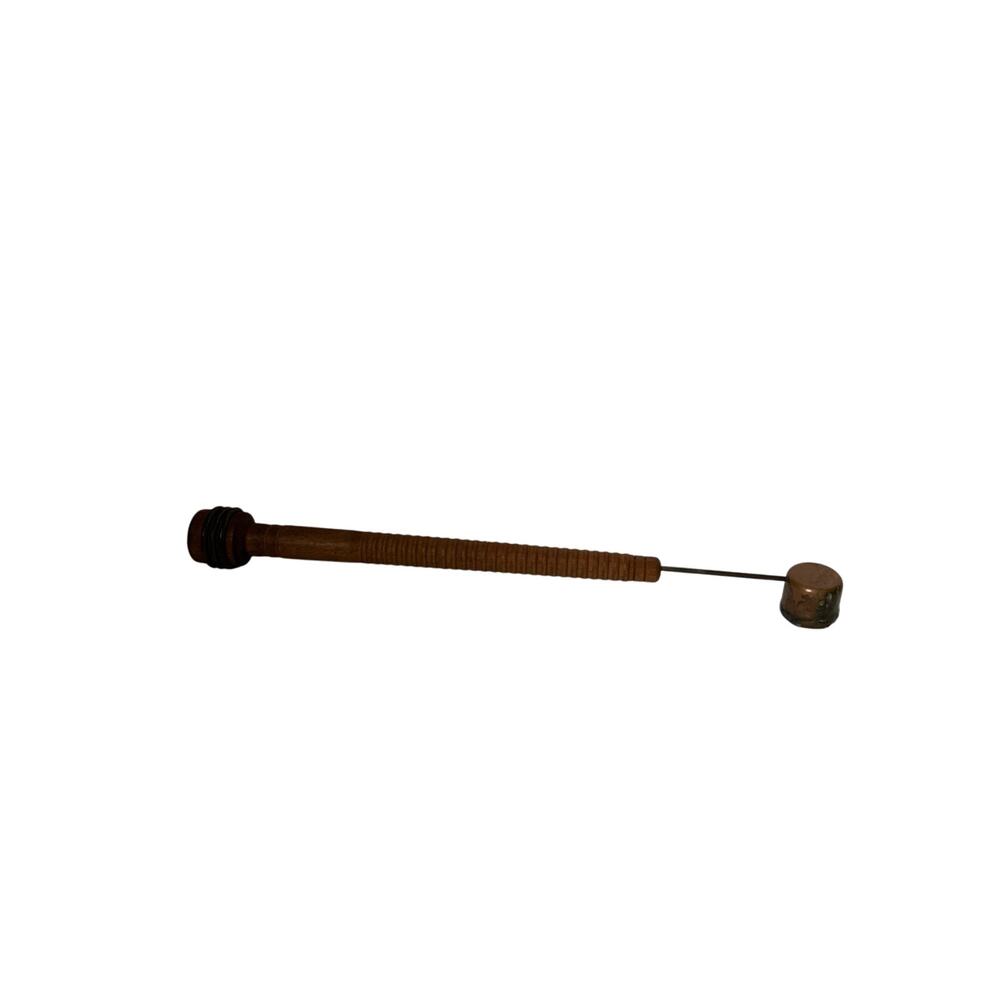 CANDLE SNUFFER-Wood and Copper-Vintage-Expandable-Tools-Antique Lighting